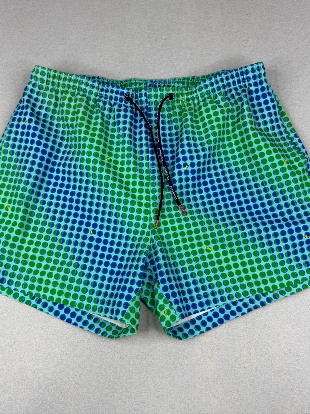 HOMOCO Power Bottoms Swim Trunks Mens L Blue Green 4